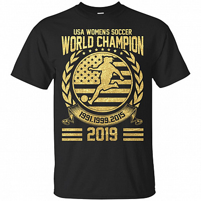 USA Womens Soccer World Champion T-Shirt - Funny USA Women Soccer