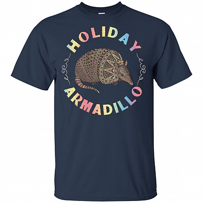 Holiday Armadillo T-Shirt - Funny Friends Shirts