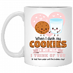 When I Dunk My Cookies I Think Of You And Hold Them Sarcasm Coffee Mug - Beer Stein - Water Bottle