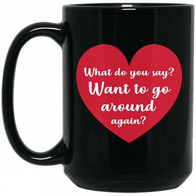 15 oz. Black Mug