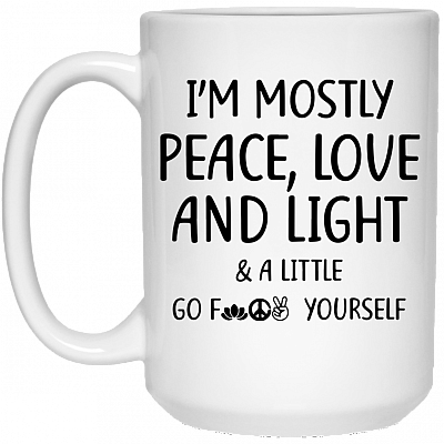 15 oz. White Mug