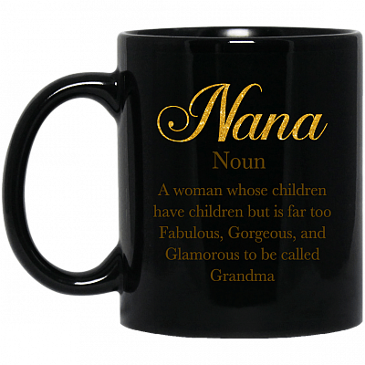 11 oz. Black Mug
