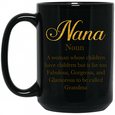 15 oz. Black Mug