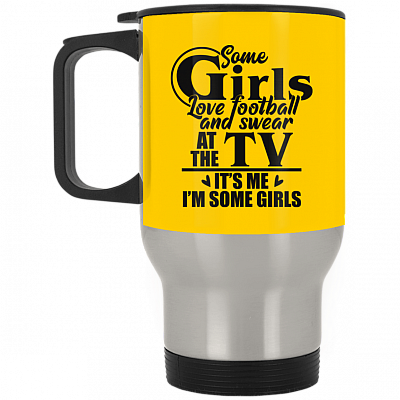 14 oz. Silver Travel Mug