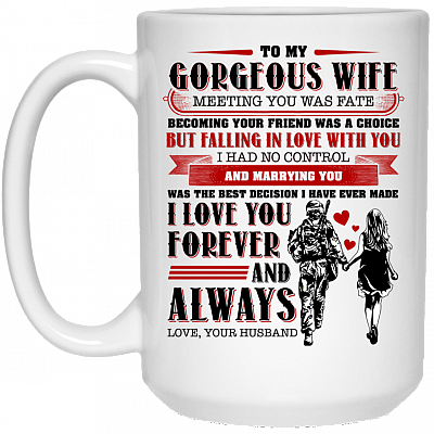 15 oz. White Mug