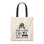 Bun Going Up On A School Day Vintage Canvas Tote Bag - Shoulder Bag - Reusable Grocery Shopping Bag
