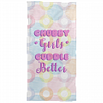 Chubby Girls Cuddle Better Microfiber Beach Towel-Bath Towel-Sand Free Towel-Best for Pool, Picnic and Travel