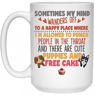 15 oz. White Mug