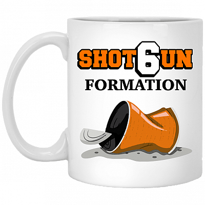 Shot6un Formation May-field Football Ceramic Coffee Mug - Beer Stein -Water Bottle - Color Changing Mug