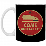 Come And Take It Stapler Office Gift Idea Ceramic Coffee Mug - Beer Stein -Water Bottle - Color Changing Mug