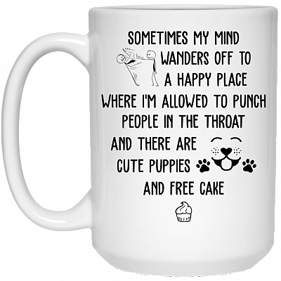 15 oz. White Mug
