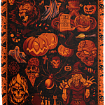 Horror Characters Squad - Halloween Movie Fans Fleece Blanket - Sherpa Blanket - Woven Blanket