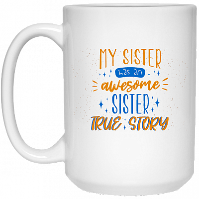15 oz. White Mug