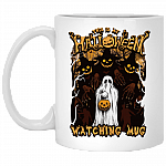 This Is My Halloween Watching Ceramic Coffee Mug - Beer Stein - Water Bottle - Color Changing Mug