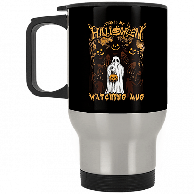 14 oz. Silver Travel Mug