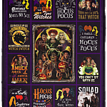 Hocus Pocus Three Witches Halloween 26th Anniversary Fleece Blanket - Premium Sherpa Blanket