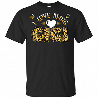 In A World Full Of Grandmas, I Love Being A Gigi T-Shirt - Blessed Being A Gigi Grandma Tee Shirt V-neck