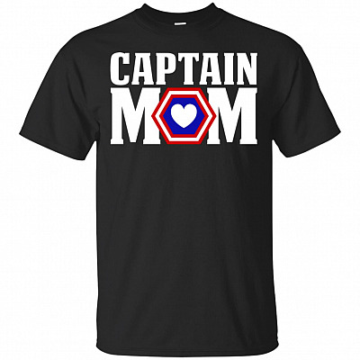 Captain Mom T-Shirt - Cute Mom Shirt