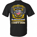 I Am A Perfect Example of A Grumpy Old Man I was Born in September Print On Back T-Shirt
