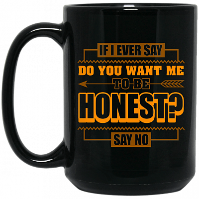 15 oz. Black Mug