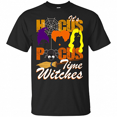 Hocus Time Witches Pocus Halloween T-Shirt