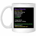 Mug of Warmth Item Level 1337 Gamer Coffee Mug
