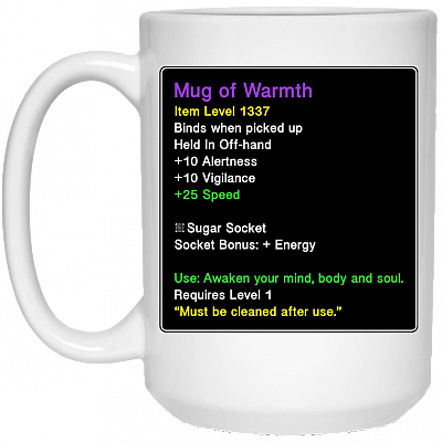 15 oz. White Mug
