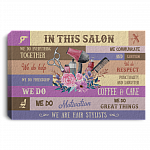 In This Salon Gallery Wrapped Framed Canvas Prints - Unframed Poster - Home Decor Wall Art