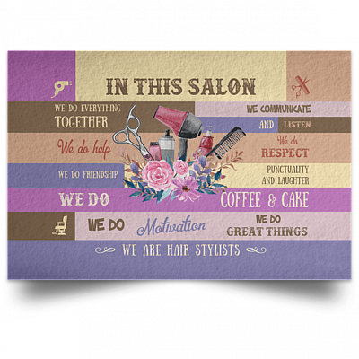 Alternative view of In This Salon Gallery Wrapped Framed Canvas Prints - Unframed Poster - Home Decor Wall Art