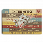In This Office Gallery Wrapped Framed Canvas Prints - Unframed Poster - Home Decor Wall Art