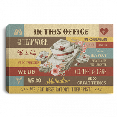 In This Office Gallery Wrapped Framed Canvas Prints - Unframed Poster - Home Decor Wall Art