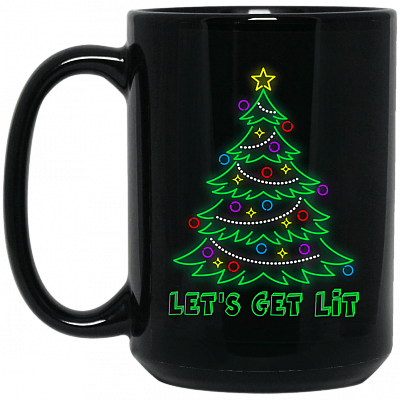15 oz. Black Mug