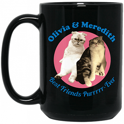 15 oz. Black Mug