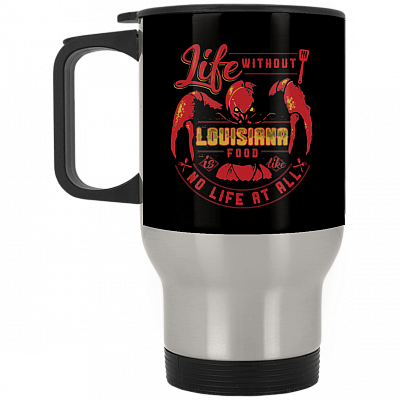 14 oz. Silver Travel Mug