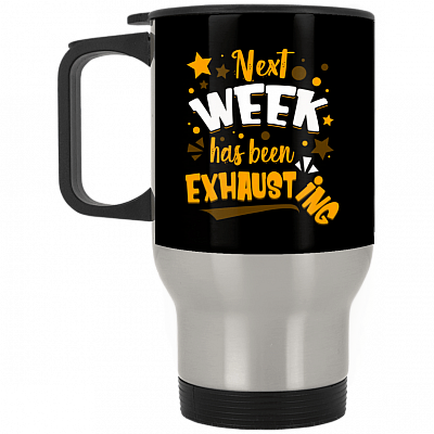14 oz. Silver Travel Mug