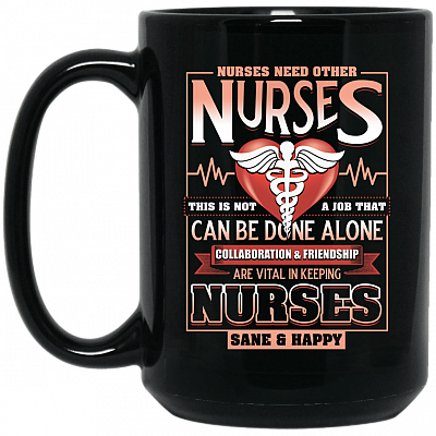 15 oz. Black Mug