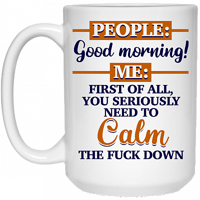 15 oz. White Mug