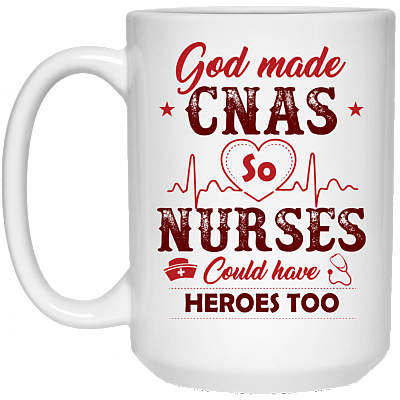 15 oz. White Mug