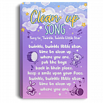 Clean-Up Twinkle Little Stars Song Nursery Framed Canvas - Unframed Poster