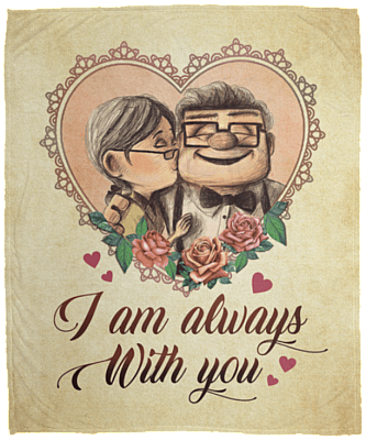 I Am Always With You Fleece Blanket - Premium Sherpa Blanket - Woven Blanket
