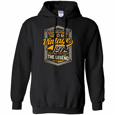 Vintage 1972 The Man The Myth The Legend T-Shirt - 197x T-Shirt - Hoodie - Sweatshirt