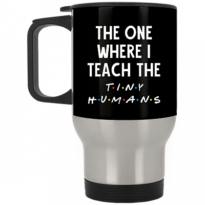 14 oz. Silver Travel Mug