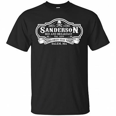 Vintage Sanderson Bed And Breakfast Children Stay Free T-Shirt - Sanderson Sisters Shirt