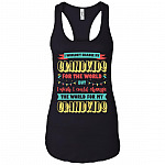 I Wouldn't Change My Grandkids for the World Cotton Tank Top Tee - Ladies Racerback Tank