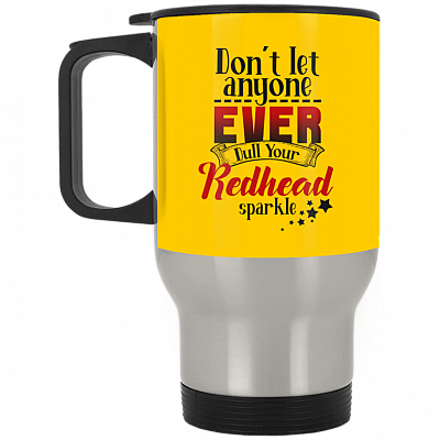 14 oz. Silver Travel Mug
