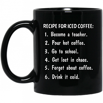 11 oz. Black Mug