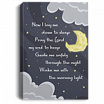 Now I Lay Me Down To Sleep Pray The Lord My Soul To Keep Framed Canvas Prints - Unframed Poster - Home Decor