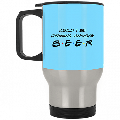 14 oz. Silver Travel Mug