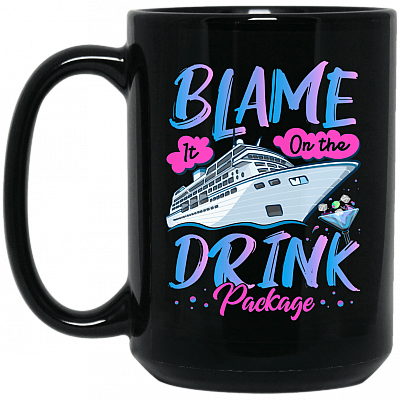 15 oz. Black Mug