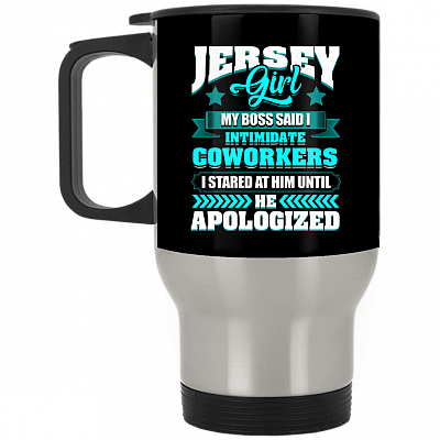 14 oz. Silver Travel Mug